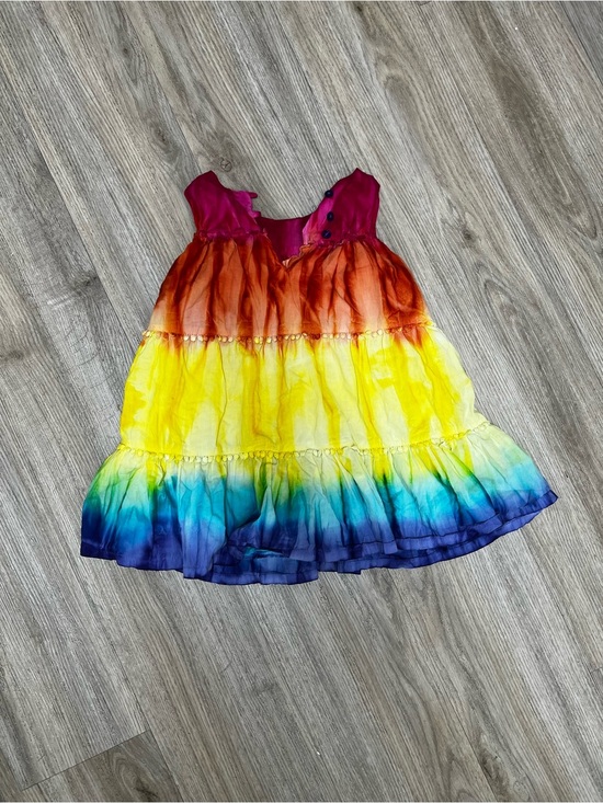 Isaac Mizrahi Other - Isaac Mizrahi Multi Colored Toddler Sleeveless Tiered Dress